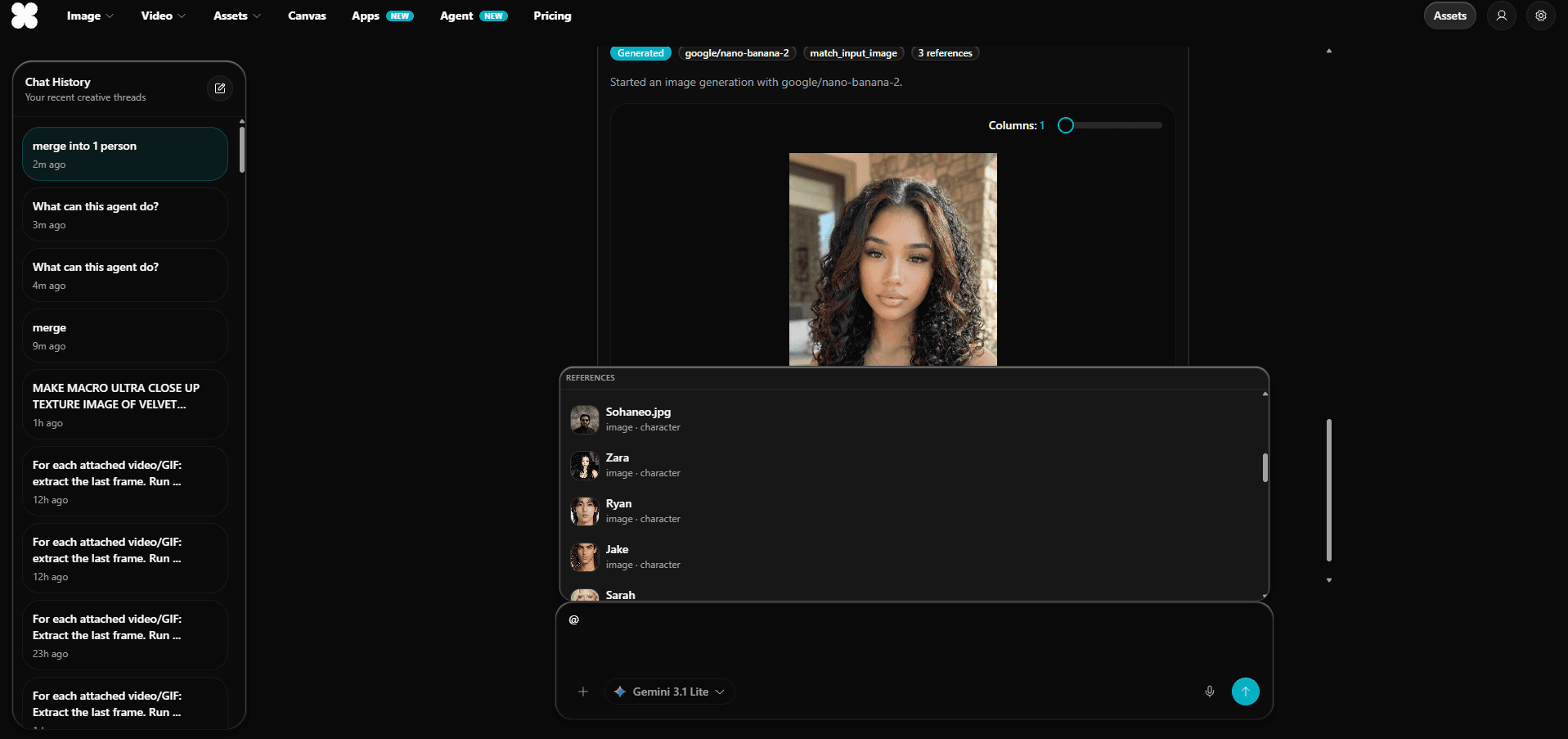 UniCan agent screenshot